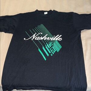Black Nashville Graphic T-Shirt